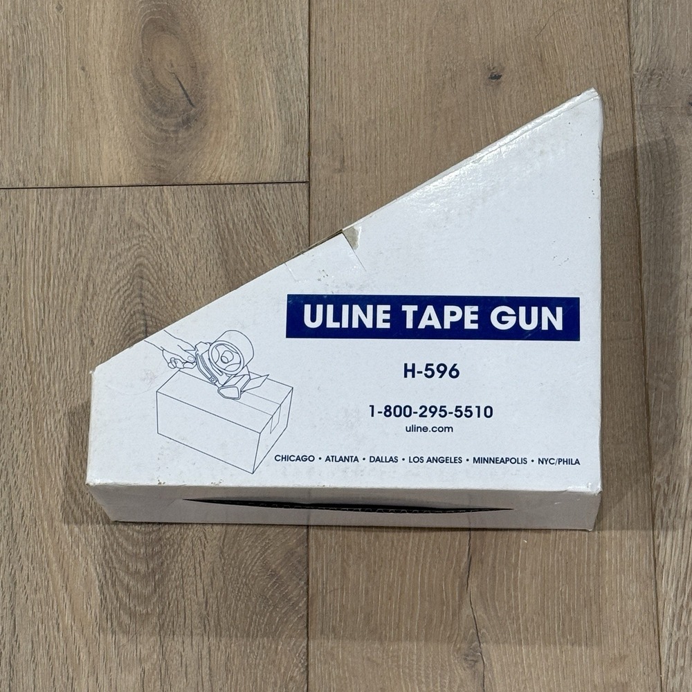 Uline H-596 Industrial Side Loader‎ Handheld 3" Tape Dispenser Gun NIB Multiple!